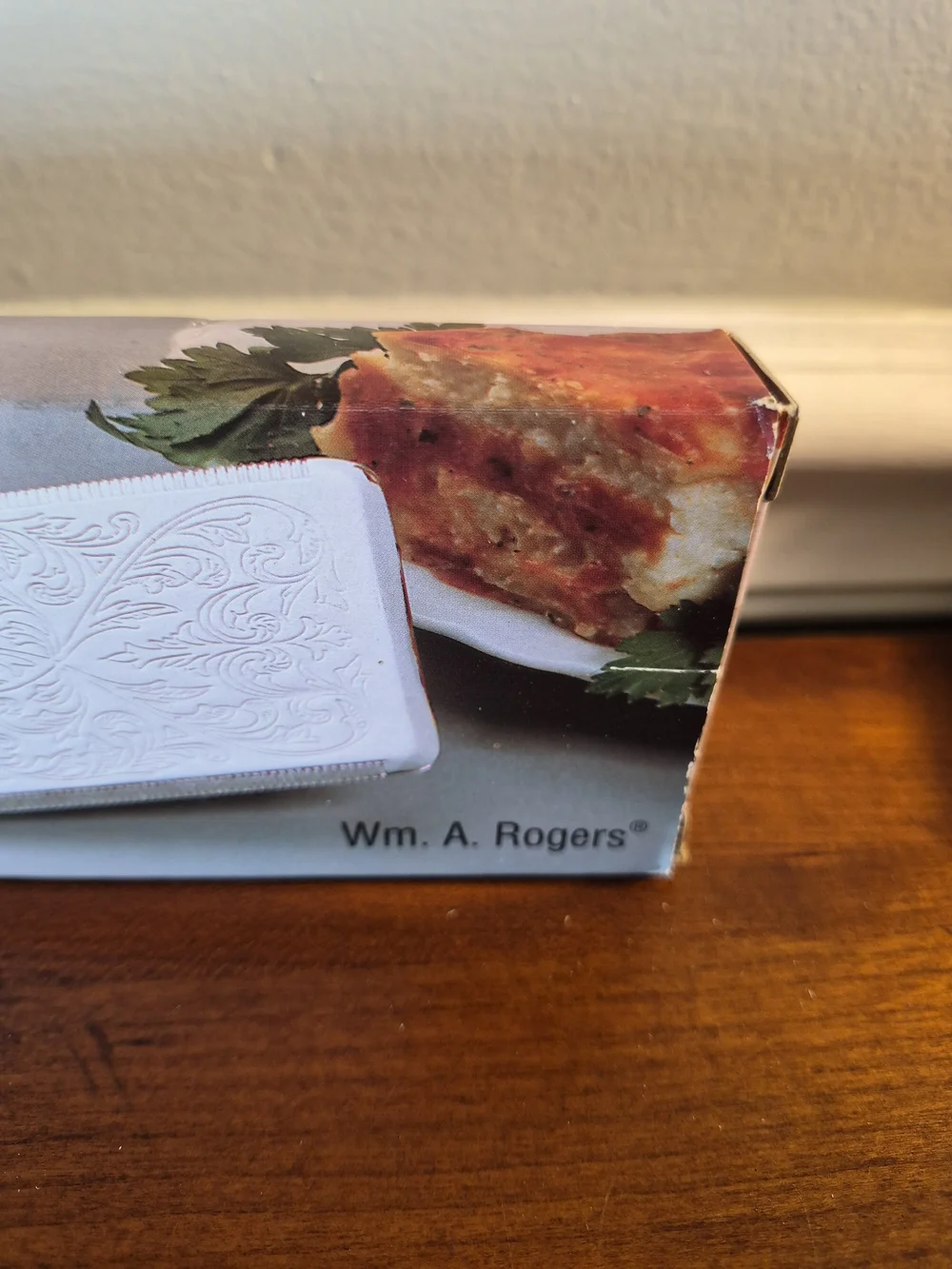 NWT Oneida Silver-plated W.M Rogers  Decorative Lasagna Server